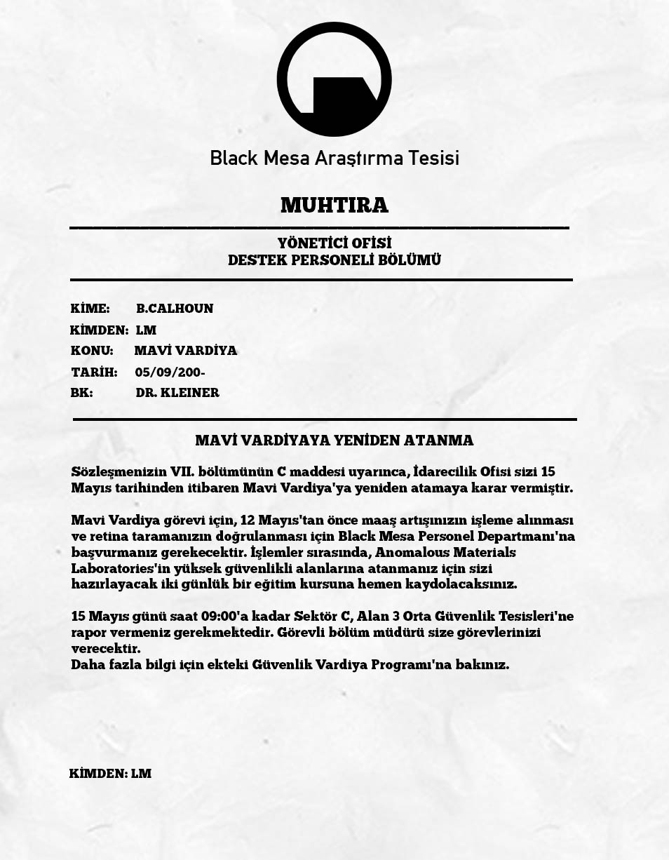 Barney Muhtıra