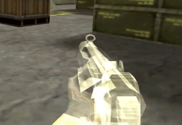 Half-Life Day One Beyazlaşmış MP5 Modeli
